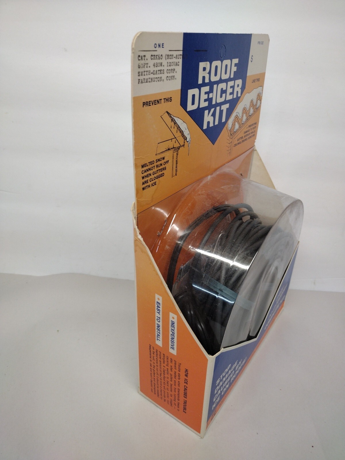 Smith Gates CRK60 Roof & Gutter De-Icing Kit 120V 480 Watts 60 FT. Vtg NOS USA gallery