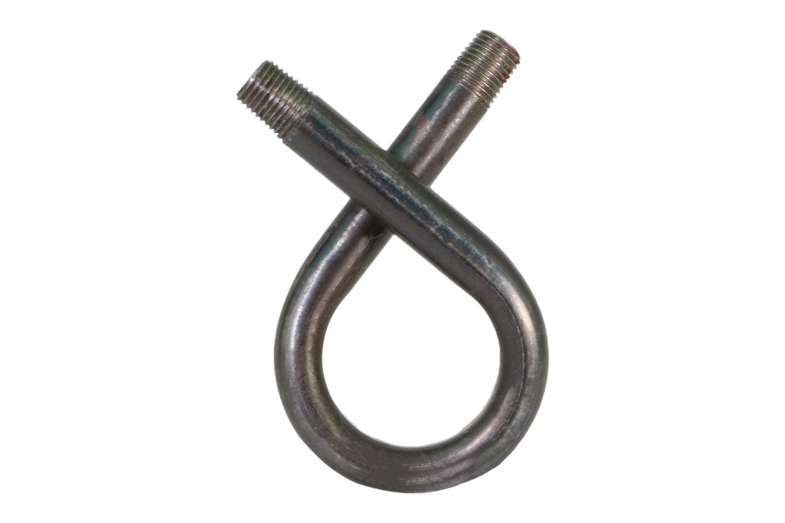 Midline Valve Pigtail Pipe; 1/4 in. MIP; Angle; Black Steel (5 Pack) gallery