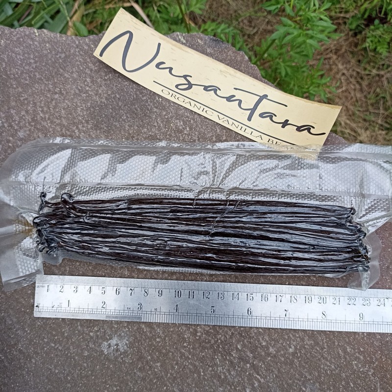 Vanilla beans Grade A Planifolia Premium Gourmet 30 pods(110 grams),16-18 cm up gallery