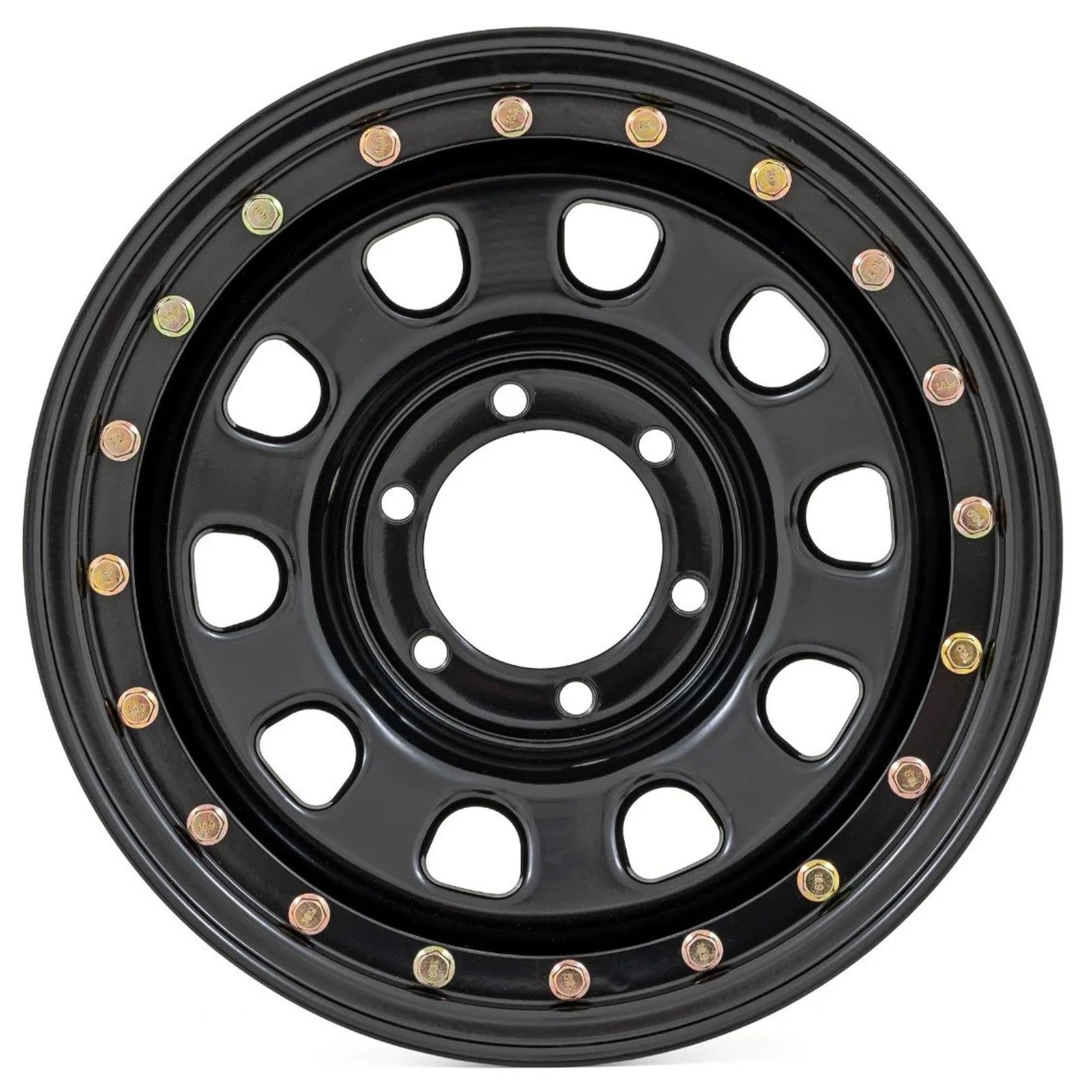 Rough Country Steel Simulated Bead Lock Wheel 15x10 | 5x4.5 | -39mm Offset | 3.3 gallery