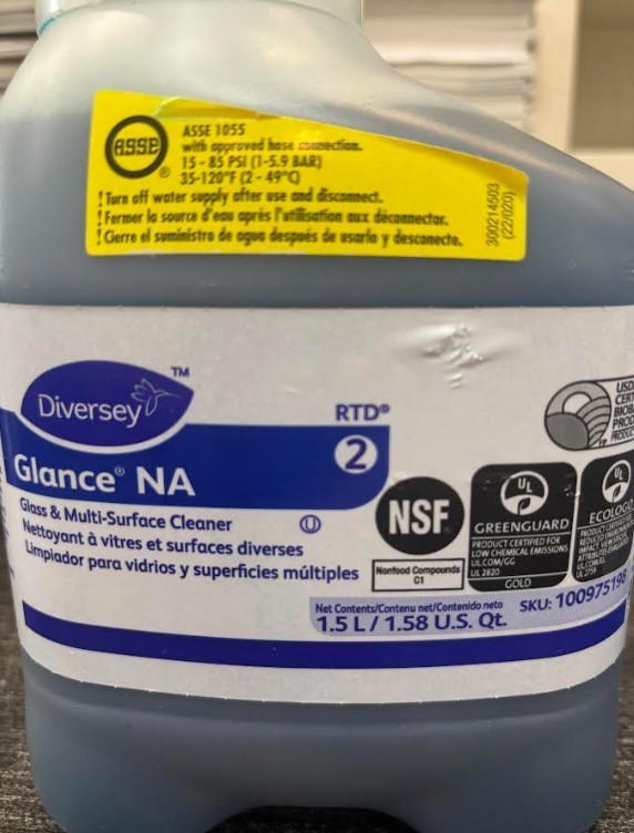 Diversey Glance NA Glass & Multi-Surface Cleaner RTD 1.5L 2-Pack Lot 100975198 gallery