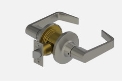 Hager 3510-US26D Passage Lever Set – Satin Chrome, Grade 2, Adjustable Backset