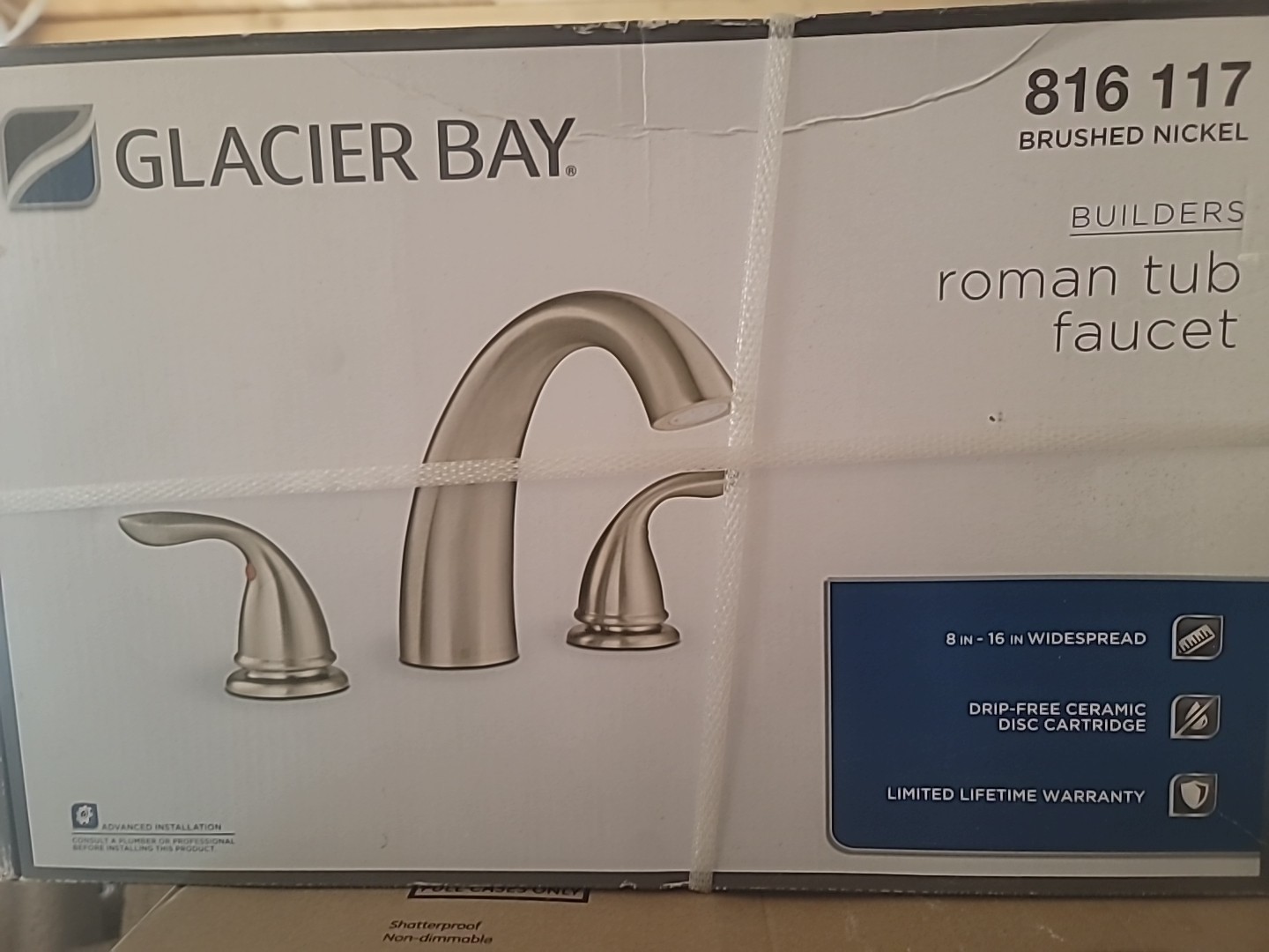 Glacier Bay 2 Handle Deck Mounted Roman Tub Faucet gallery