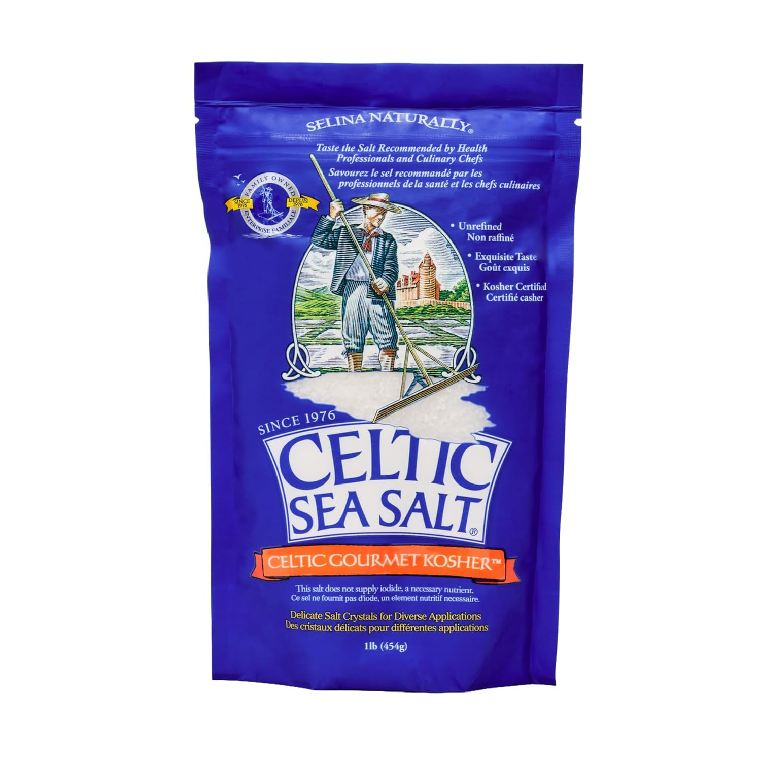 New Celtic Sea Salt Kosher 1Lb Unrefined Chef Trusted Bag Fast Shipping gallery