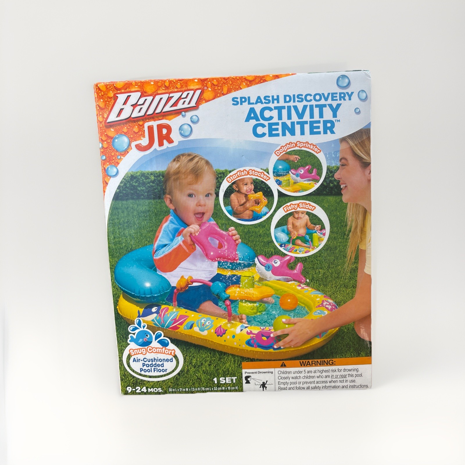BANZAI JR. SPLASH DISCOVERY ACTIVITY CENTER - 9-24 MONTHS - YELLOW/MULTI COLORED gallery