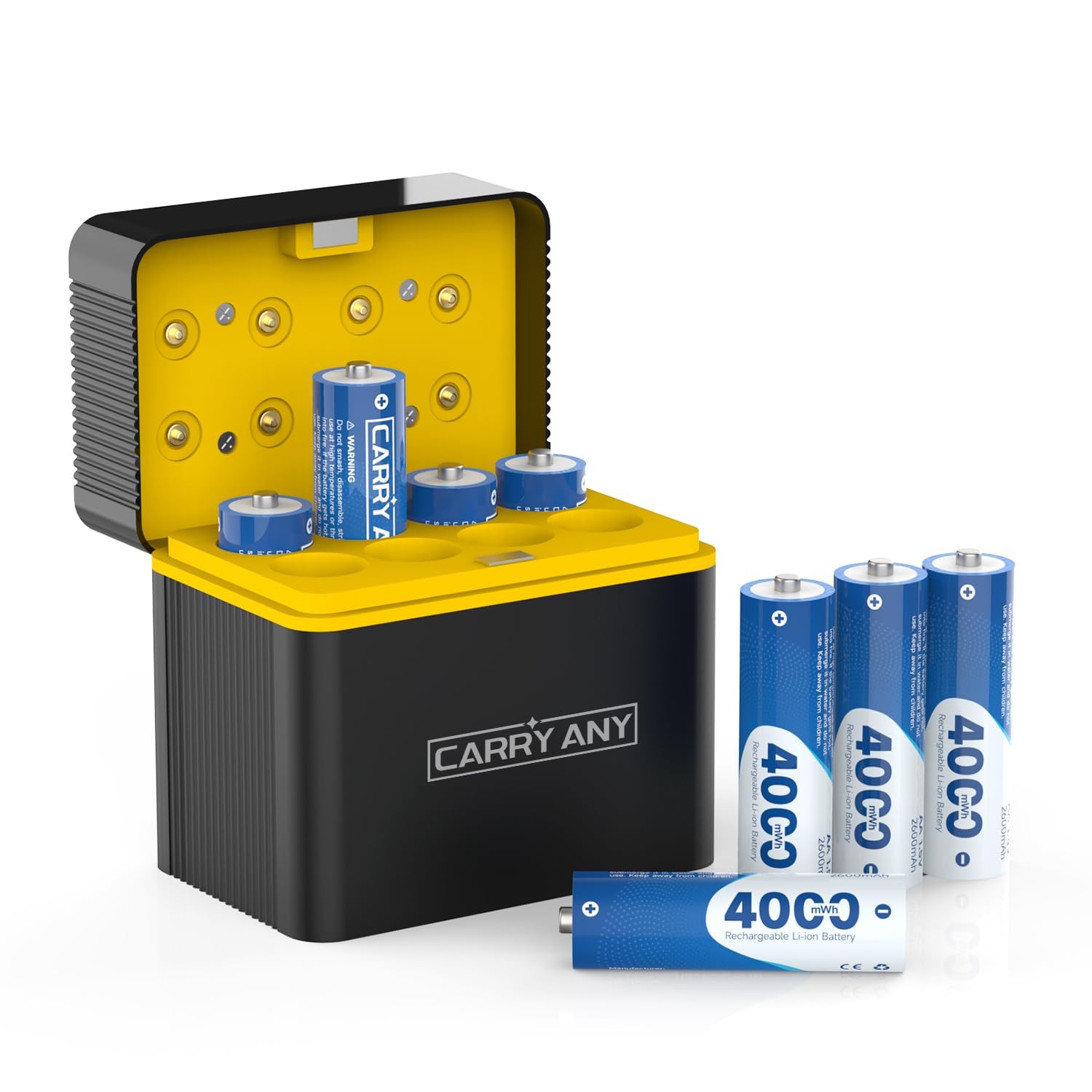 1.5V Rechargeable AA Batteries 8-Pack with Smart Charger, 4000mWh High Capaci... gallery