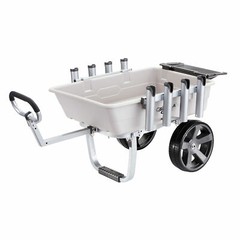 Gorilla Carts 200 Pound Capacity Heavy Duty Poly Fish and Marine Utility Cart
