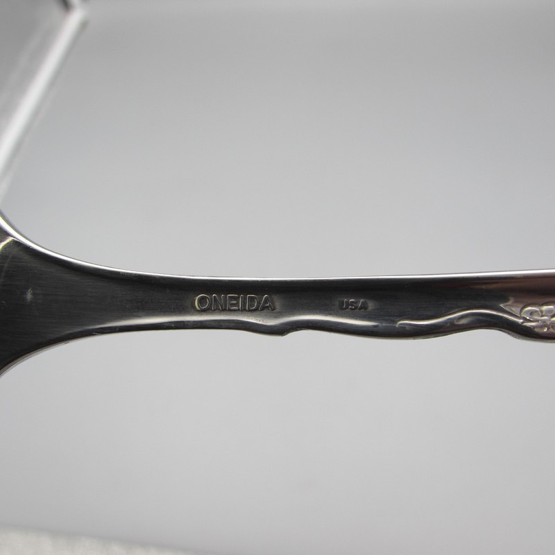 SET OF FOUR - Oneida Stainless Flatware - BELLE ROSE - Dinner Forks * USA gallery