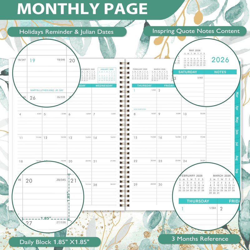 2026 Monthly Planner - 2026 Planner from January 2026- December 2026, 2026 Mo... gallery