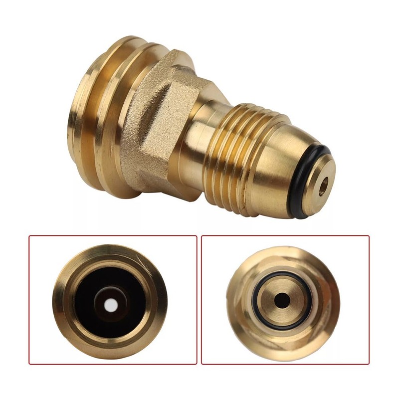 1-4pc Propane Tank Refill Adapter Convert POL LP Valve to QCC1/Type1 Regualtor gallery