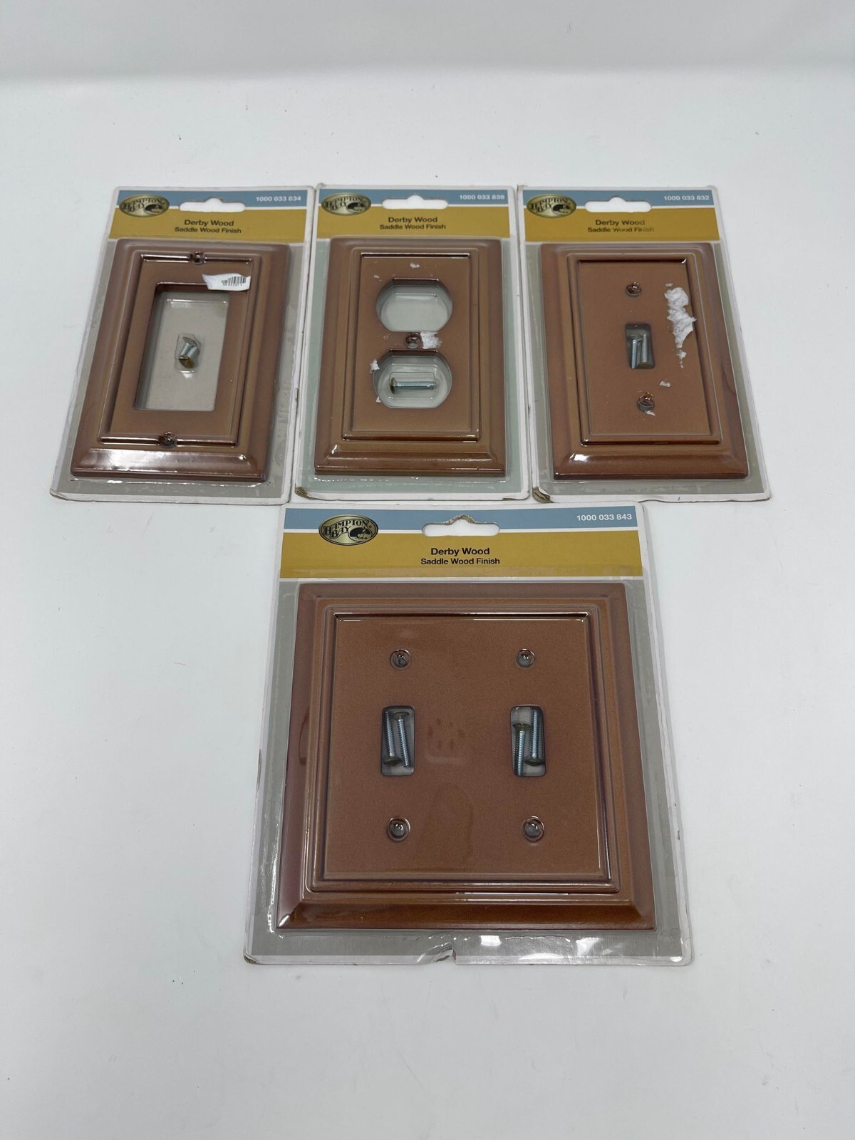Hampton Bay Cover, Derby Wood - Saddle Wood Finish - CHOOSE TYPE (pkg wear) gallery