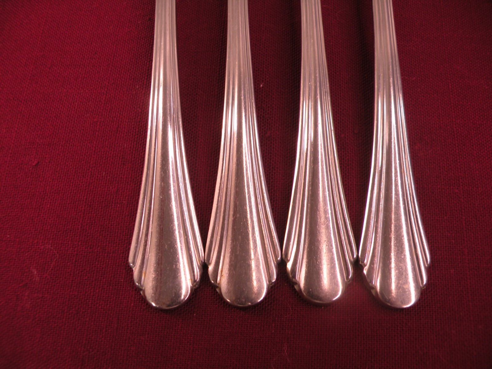 Set Of 4 Dinner Forks Dansk International DAS22 Stainless Flatware 7 3/8" . gallery