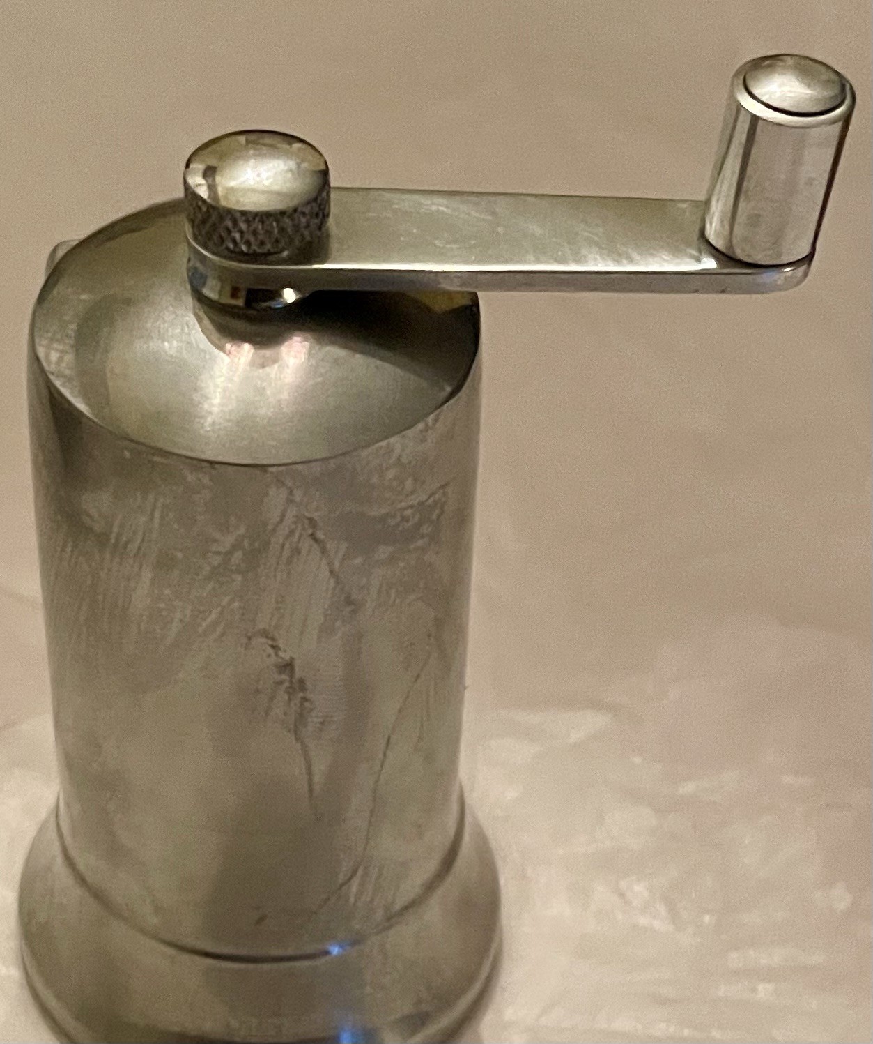 Perfex France Pepper Grinder Mill 4" Solid Die Cast Aluminum MCM Quality VTG gallery