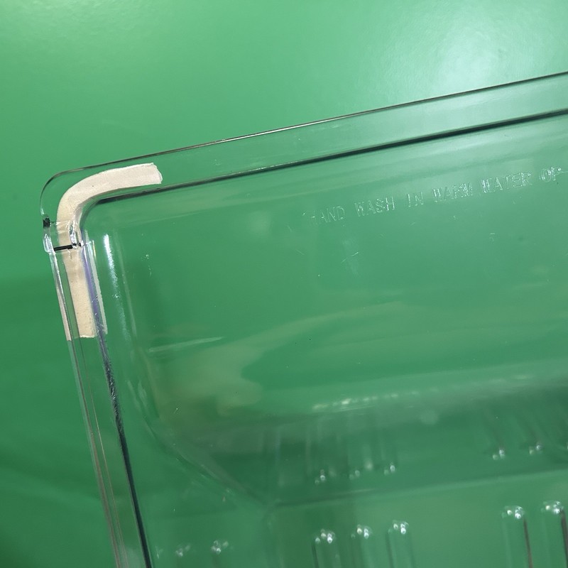 Refrigerator Crisper Drawer Bin Replacement LYOP-054 NEW Clear Bottom Shelf gallery