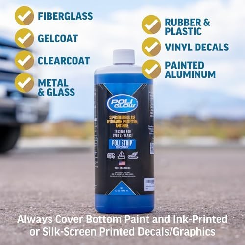 Proprietary Formula Poli Strip® Concentrated Boat and RV Stripper & Degreaser - gallery