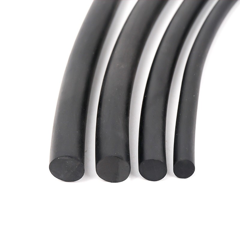 Solid Nitrile Rubber Cord O-Ring Strip Anti Oil Seal Gasket Dia 2 to 22mm Black gallery