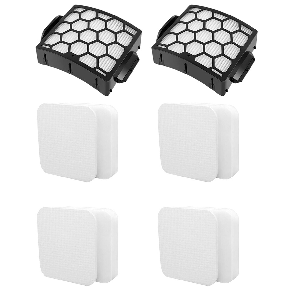 2 HEPA+4 Foam&Felt Filters Replacement Parts for Shark LA322,LA351,LA502,LA455 gallery