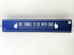 100 Things To Do With Dad Scratch Off Poster Checklist Fathers Day Gift NEW