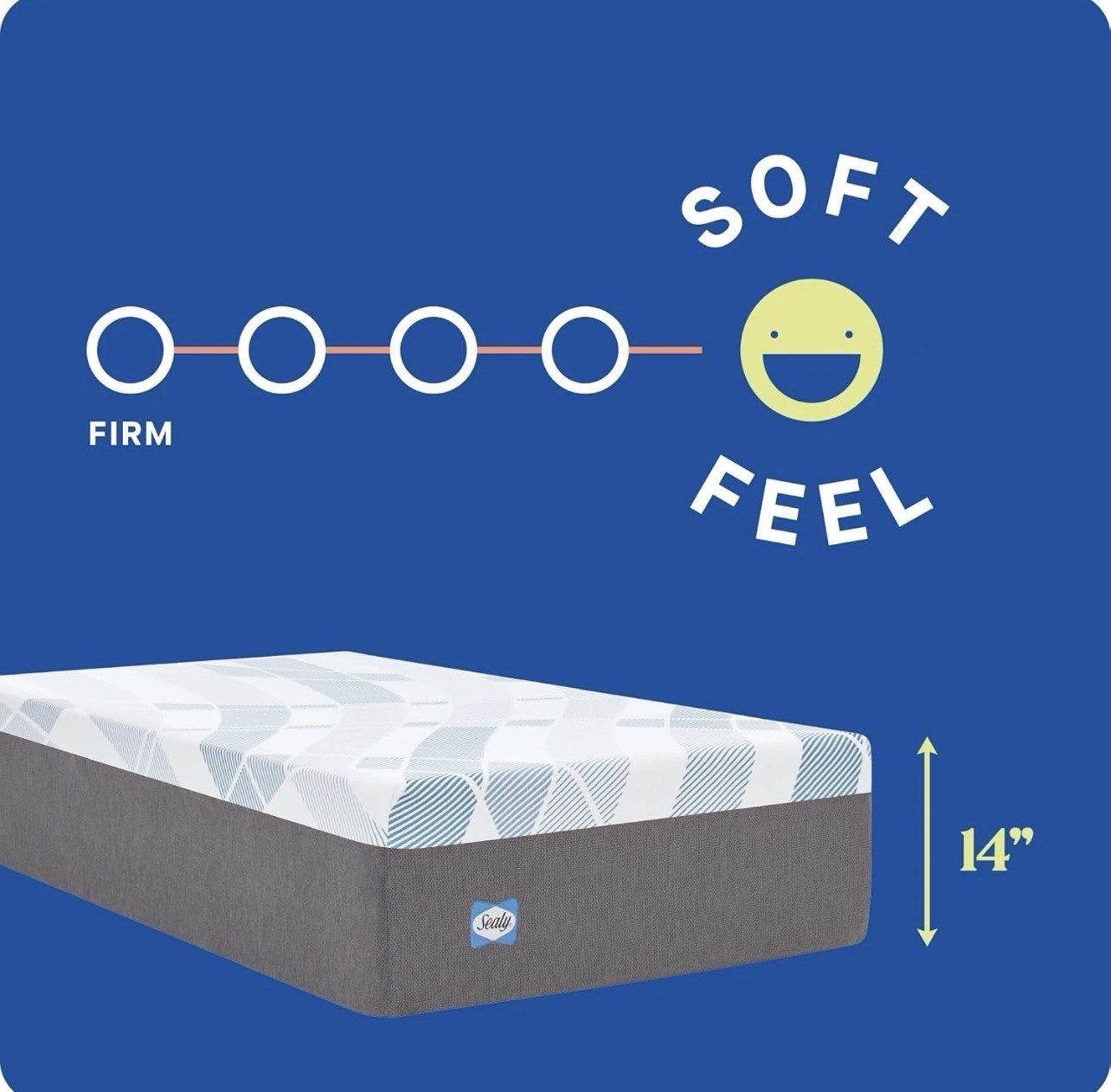 Sealy Dream Life 14 Inch Queen Memory Foam Mattress In Box gallery