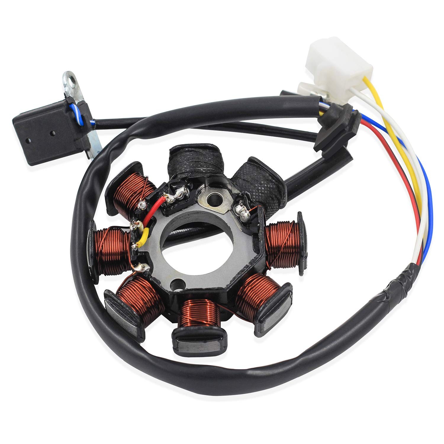 Ignition Stator Magneto 4 wire AC 8 Pole Coil for GY6 49cc 50cc 80cc 125cc 15... gallery