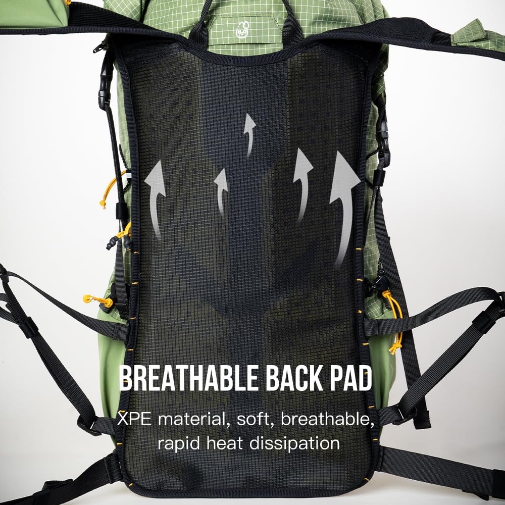 30L Lightweight Hiking Backpack for Men, Adjustable & Multifunctional Backpac... 4