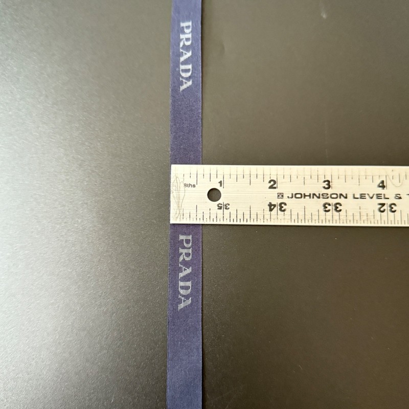 Authentic Prada Ribbon navy blue wide 5/8" Length 10 meters gallery