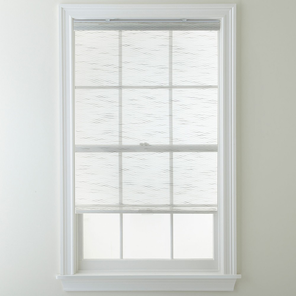 Organic Pattern Sheer Cordless Roller Shade