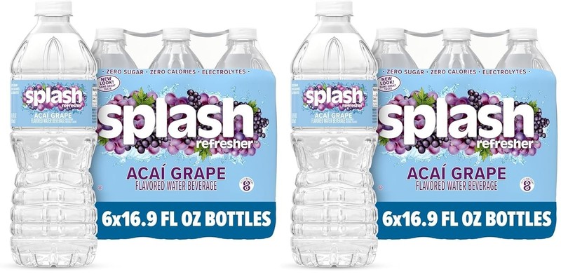 Acai Grape Flavored Water - Electrolyte Enhanced 12 Pack of 16.9 Fl Oz Bottles gallery