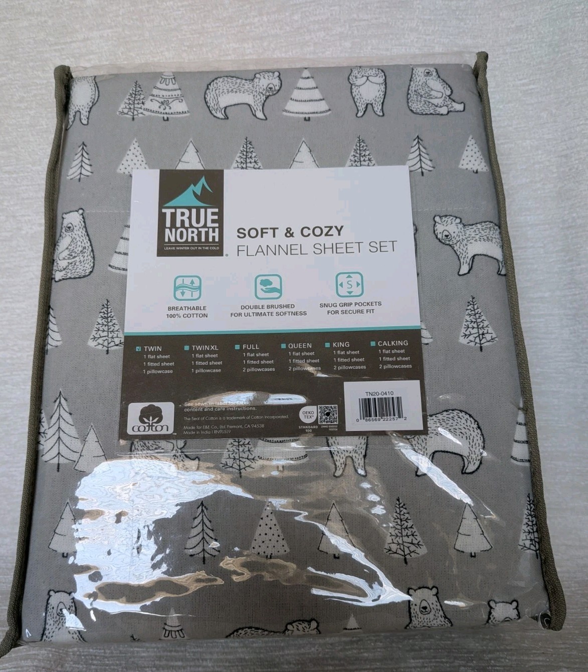 True North by Sleep Philosophy 100% Cotton Sheet Bedding Set Twin - 3 Piece gallery