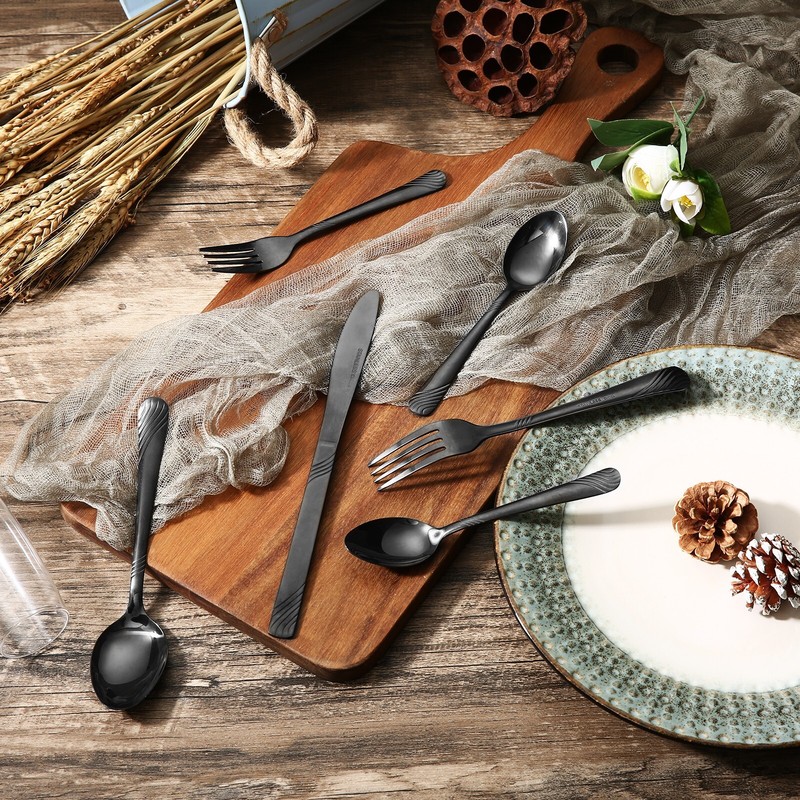 48pc Silverware for 8 Stainless Steel Flatware Dinning Serve Set Cutlery Utensil gallery