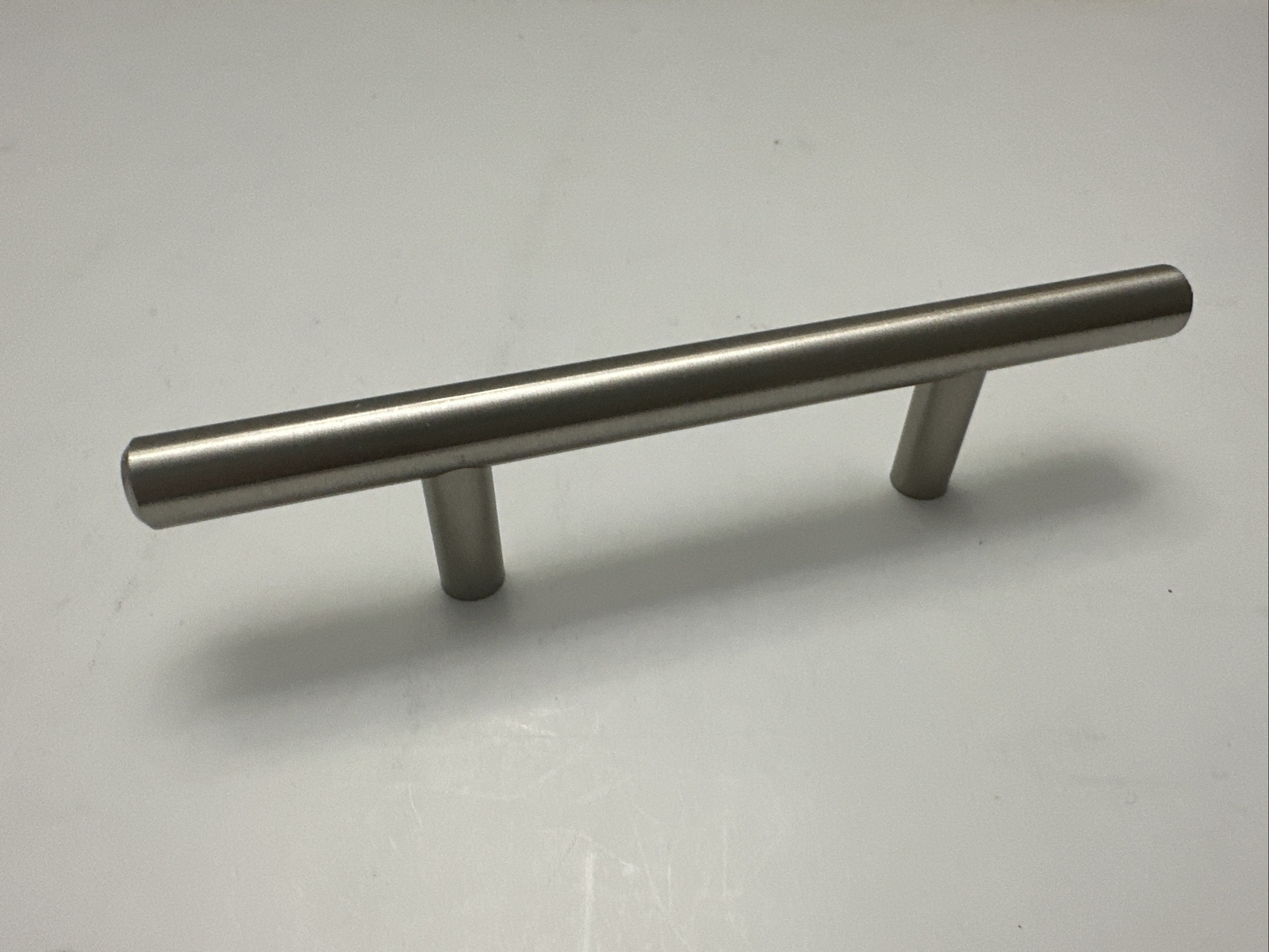 Jamison Collection J224-SN Contemporary Bar Cabinet Drawer Pull 6"L 3" centers gallery