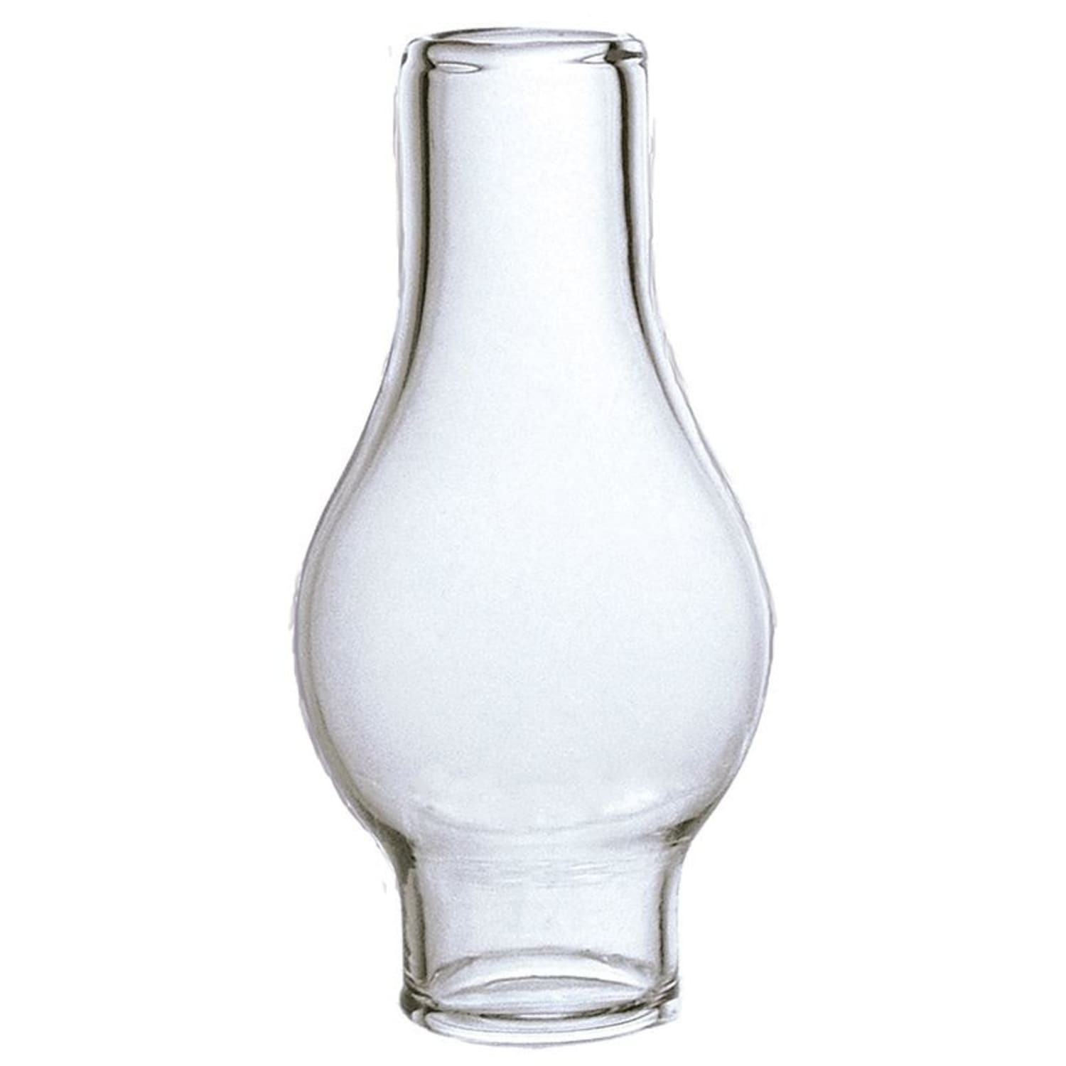 Clear Glass Lamp Chimney, Hurricane Globe 3/4 " Diameter Base x 2 1/2 " H gallery