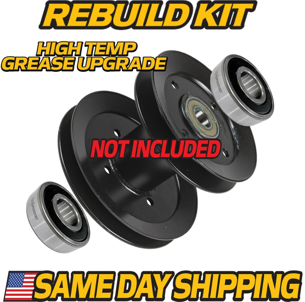 (2 Pack) Double Stack Pulley Bearing fits John Deere TCA12909 TCA13956