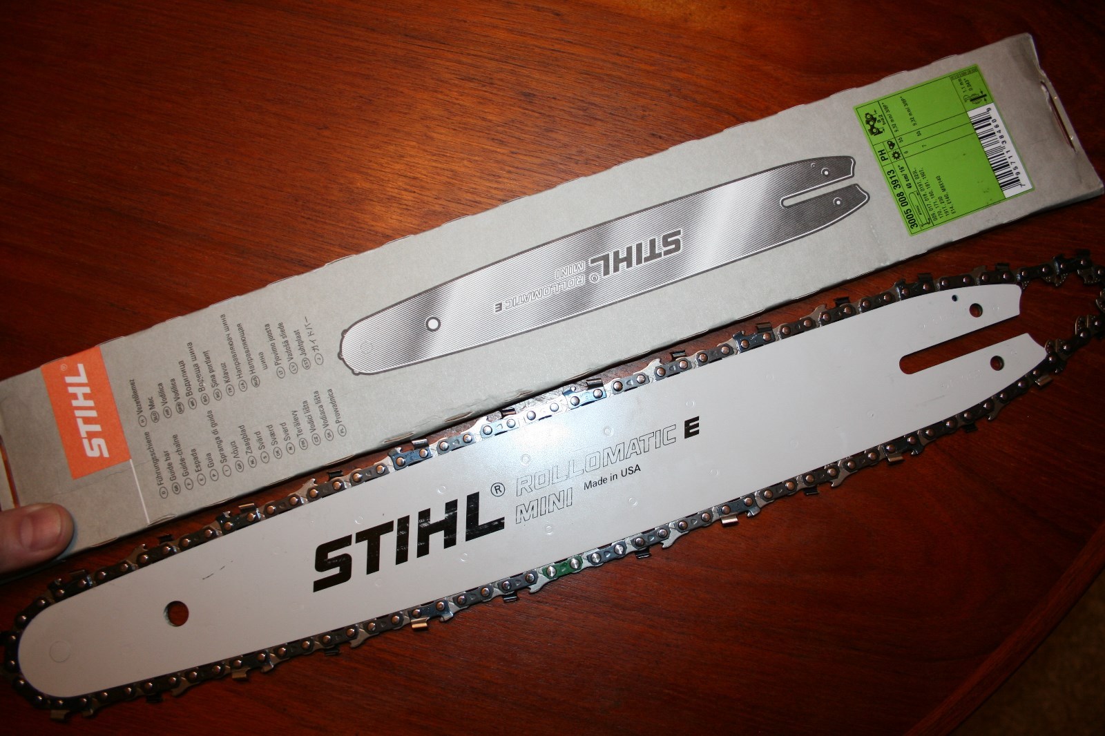 Stihl 16 inch bar + Chain for MS170 - MS251 3/8 Pitch .043 Gauge 55 drivers gallery