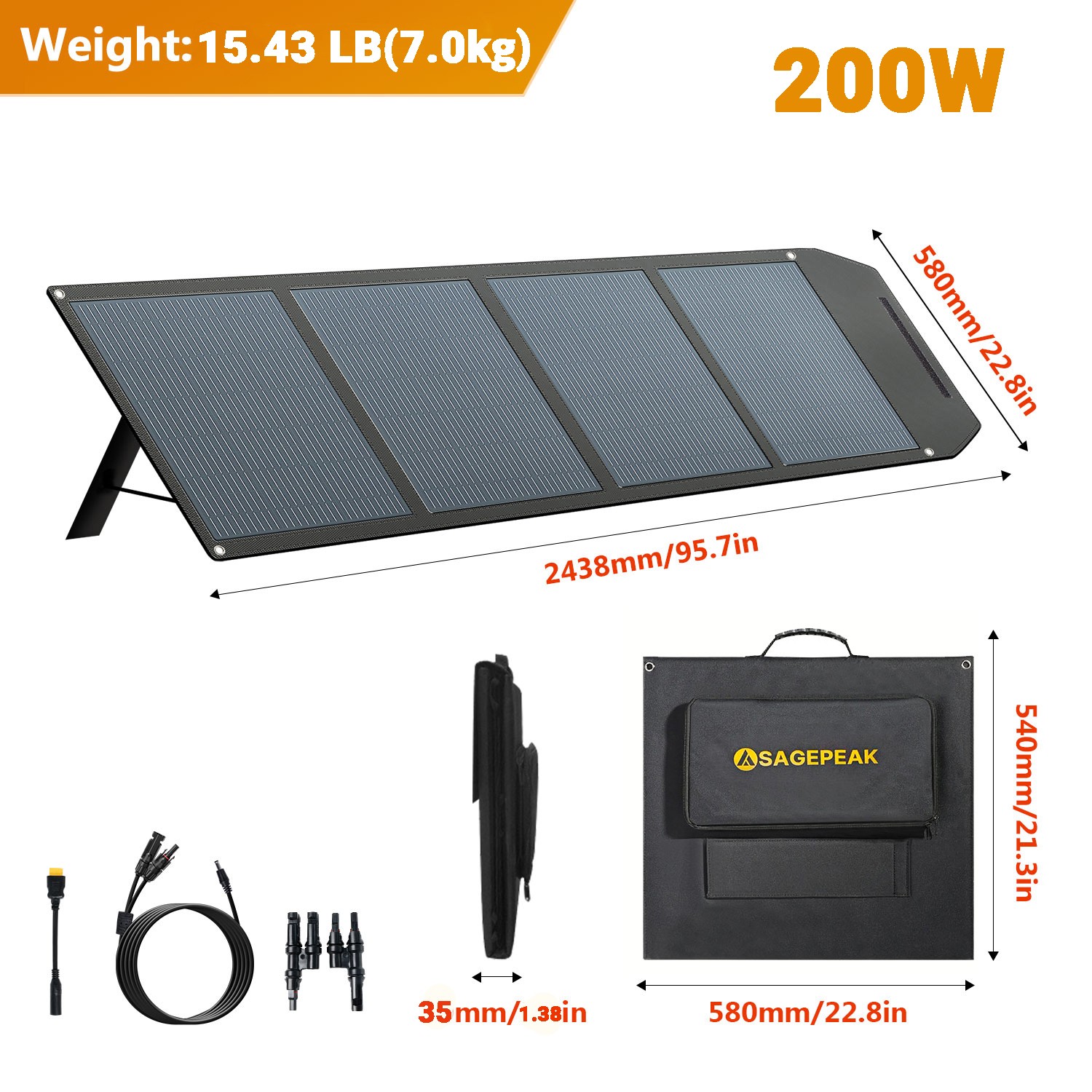 400W 300W 200W Foldable Portable Solar Panel for Power Station Outdoor Camping gallery