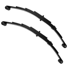 2PK Trailer Leaf Spring 4 Leaf Double Eye 2500lbs Cap Per for 5000lbs Axle