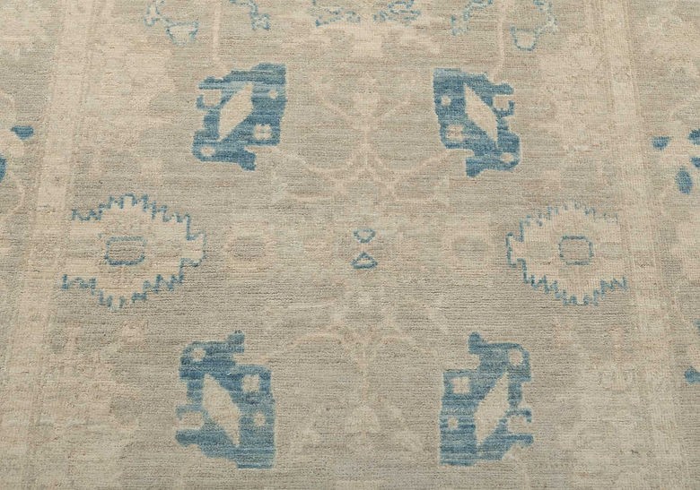 3.9 x 5.9 ft Hand Knotted Oushak Rug gallery