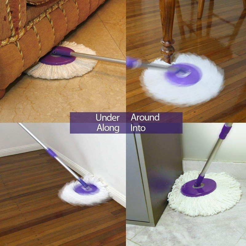 3 Replacement Mop Micro Head for O-Cedar Refill Hurricane for 360 Degree Spin gallery
