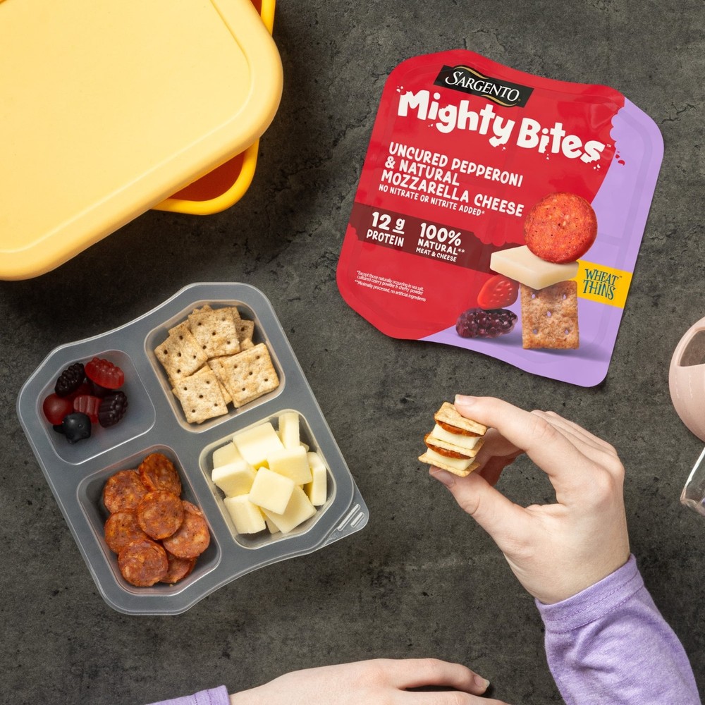 Mighty Bites with Uncured Pepperoni and Mozzarella Cheese Snack Kit, 2.8 oz