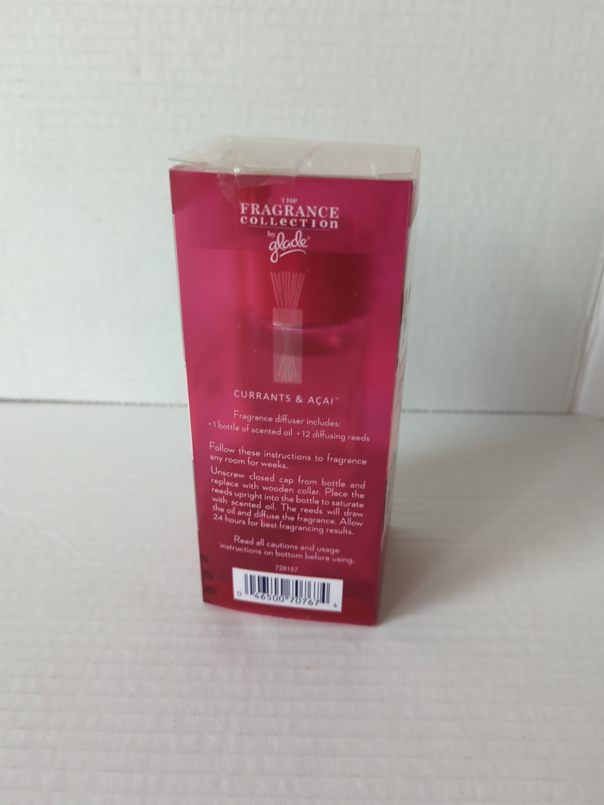 Glade The Fragrance Collection Currants & Acai Scented Reed Diffuser New NOS gallery