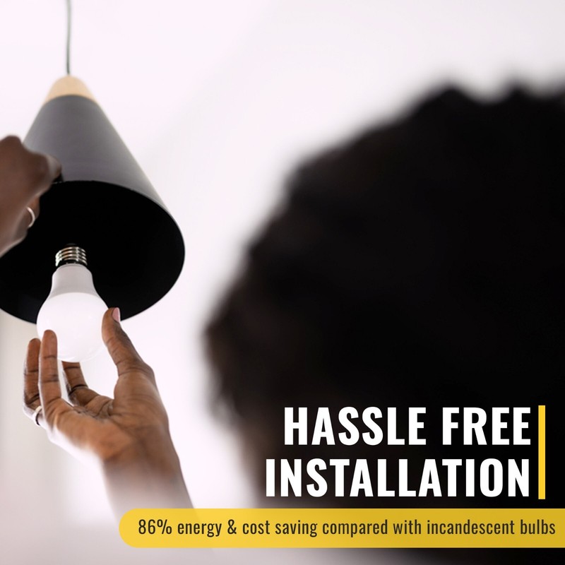 Halco ProLED Light Bulb A19 ECO 9 Watts 3000K Non-Dimmable 48 PACK gallery