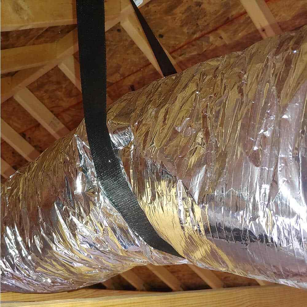 Master Flow 10 in. x 25 ft. Insulated Flexible Duct R6 Silver Jacket gallery