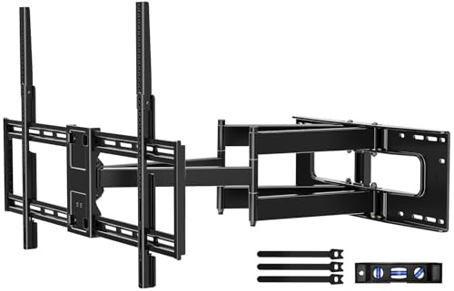 Full Motion Long Arm TV Wall Mount Bracket, Fits 75, 80, wall mount65-100in gallery