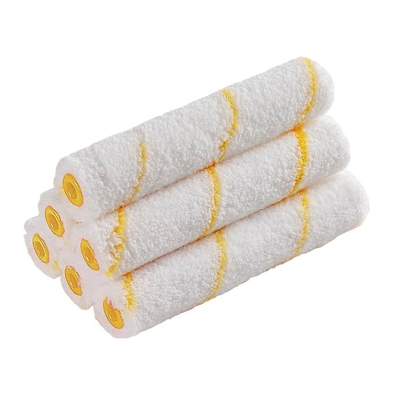 Pro Grade 6" Mini Paint Rollers Cover Set Wall Painting Roller Naps gallery
