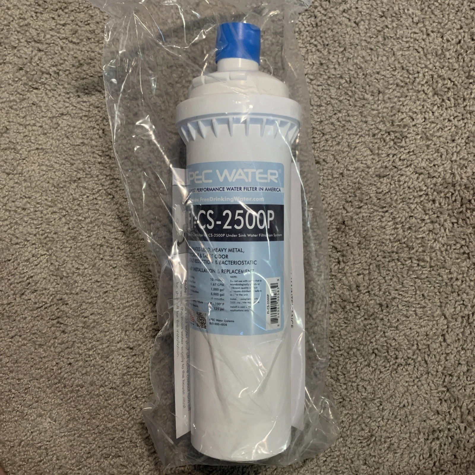 APEC FI-CS-2500P Replacement Water Filter For CS-2500P Water Filtration System gallery