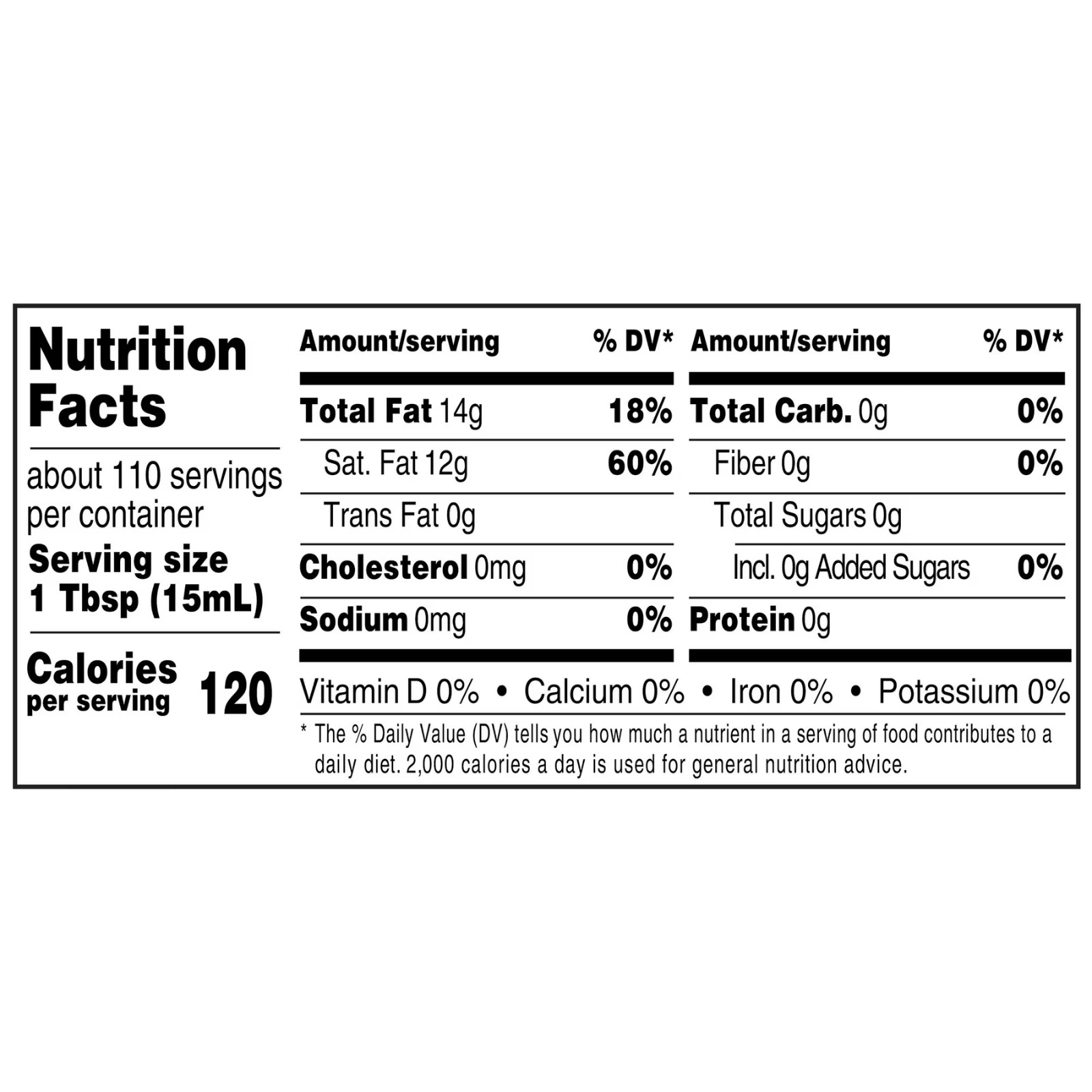 Great Value Organic Naturally Refined Coconut Oil - 56 fl oz - Non-GMO - NEW gallery