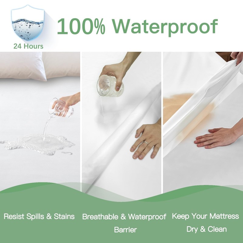 Microfiber Waterproof Mattress Protector Twin Full Queen King Mattress Cover gallery