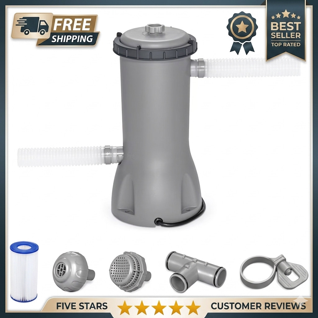 [SALE] Bestway Flowclear 58664E Above-Ground Pool Filter Pump gallery