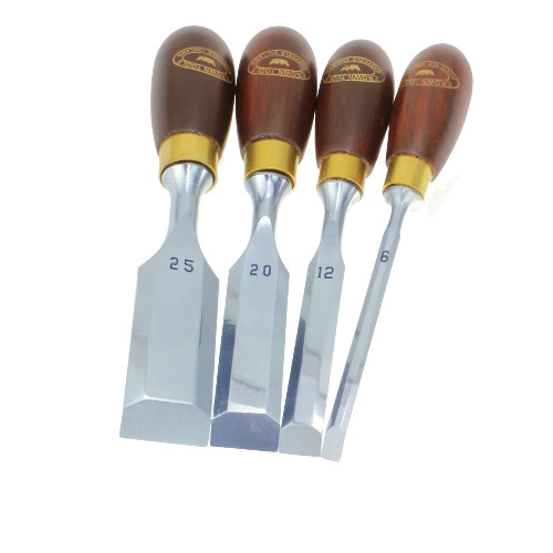 Crown Tools 174RB Butt Chisel Set, 4-Pieces gallery