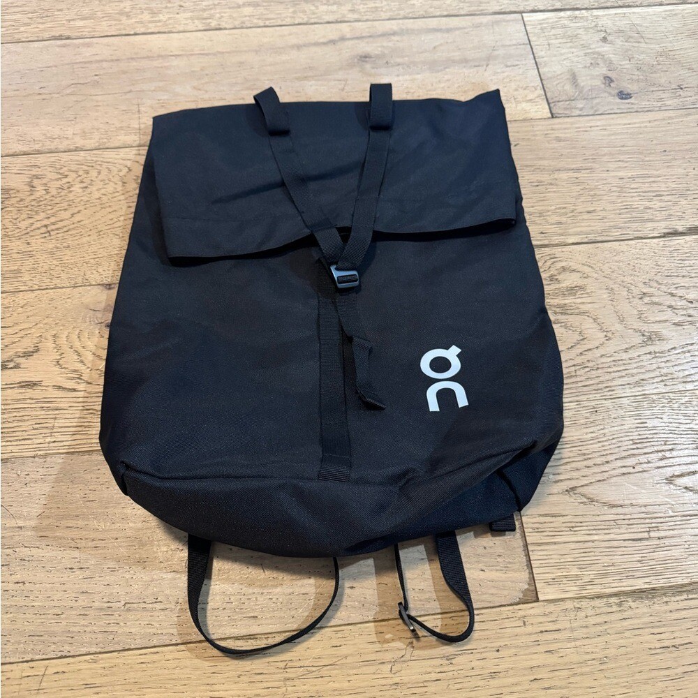 On Running Athletic Ambassador Black Backpack Bag Pack